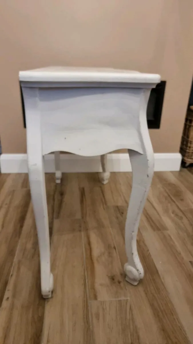 White Vintage style Sideboard - Hall Table - Image 2