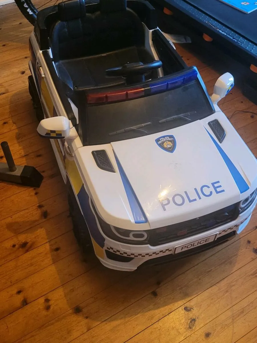 Ride on - electric police jeep - Image 2