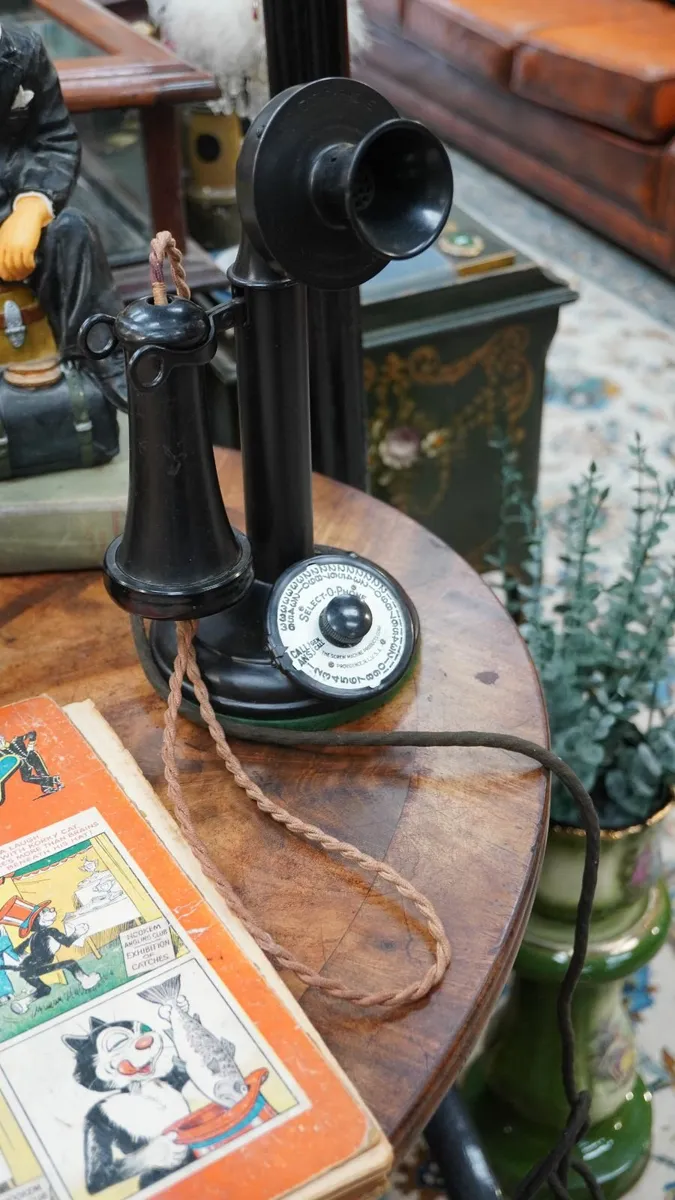 Antique - Select-O-Phone - Candlestick Telephone - Image 2