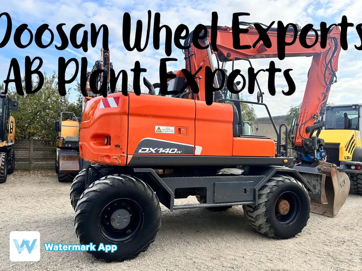 Doosan hitachi Hyundai rubber duck exports - Image 1