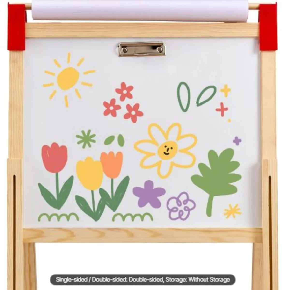 Art Easel for Kids,3-in-1Wooden Double-Sided Kids - Image 3