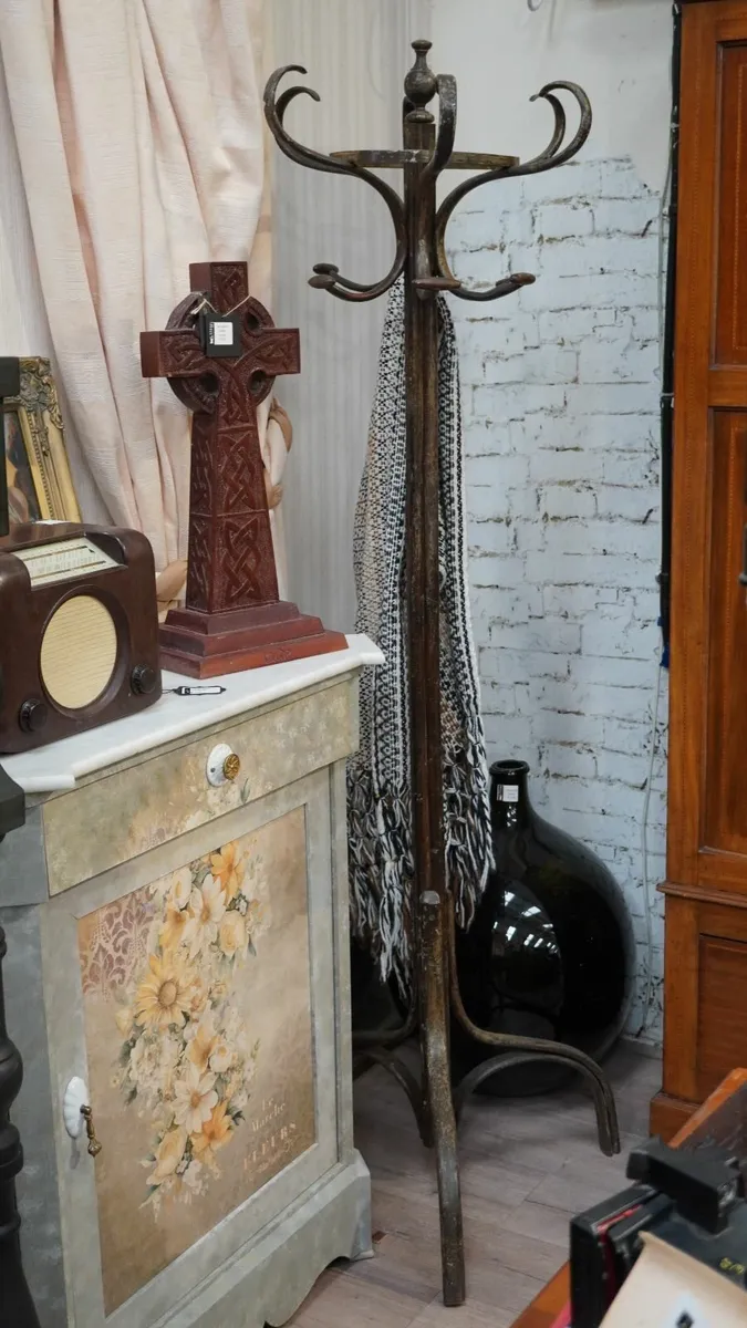 Antique Bentwood Coat and Hat Stand - Image 1