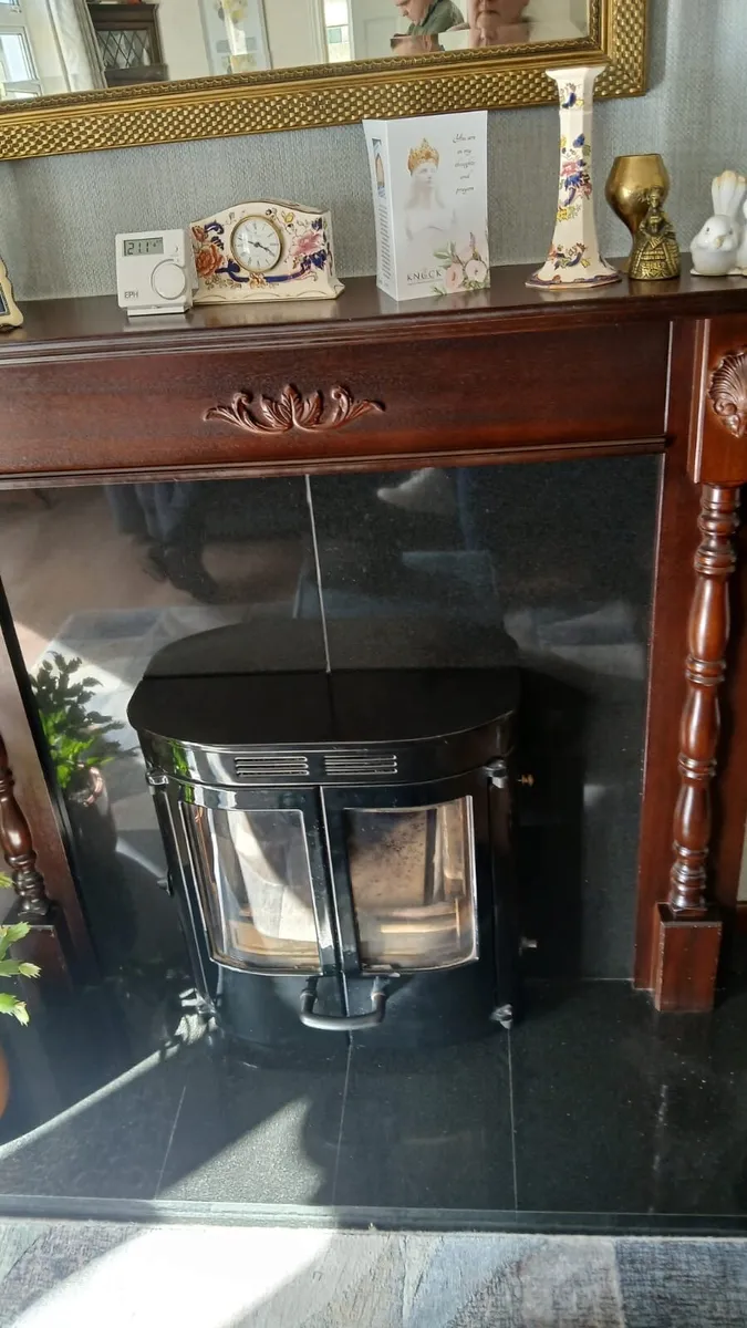 Log burner stove Fire insert with back boiler - Image 2