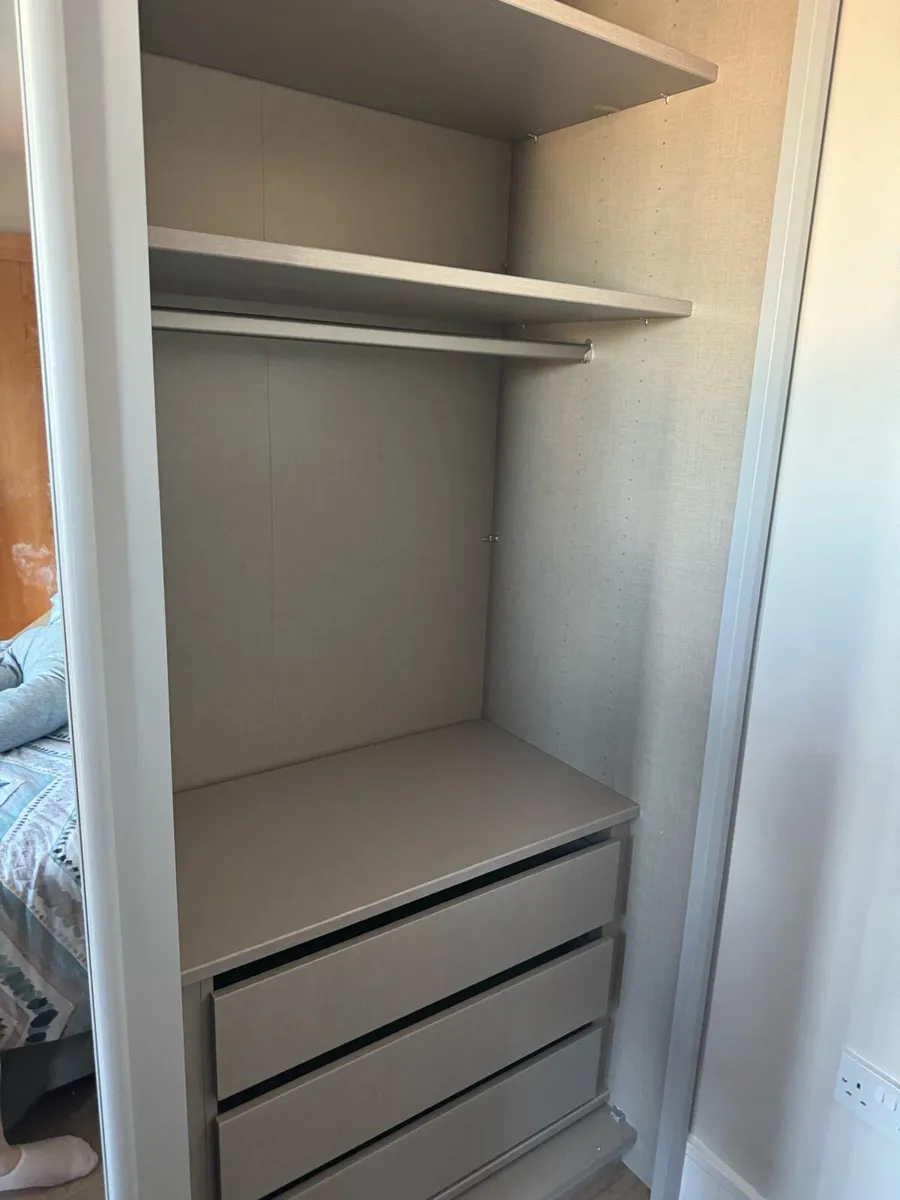 Sliding wardrobe- only 1 year old - Image 2