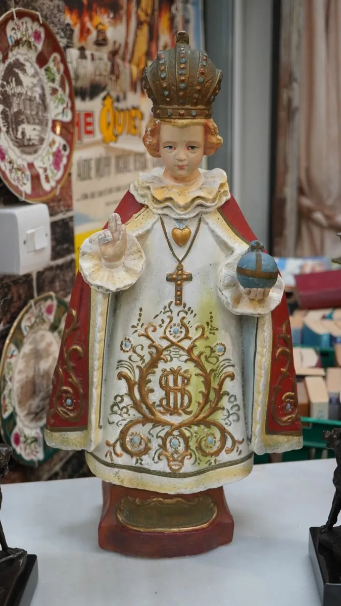 Vintage 21" Child of Prague Statue - Image 2