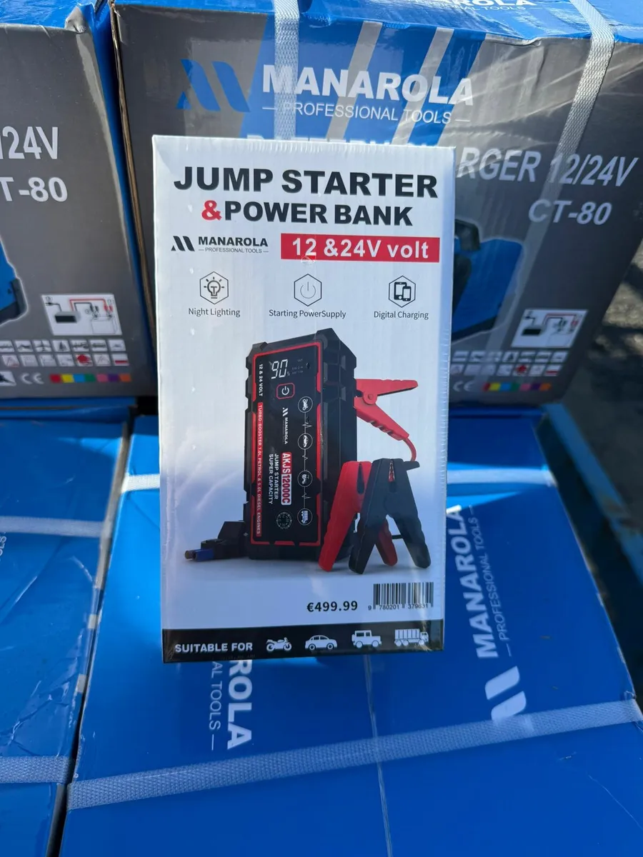 12V / 24V jump starter and power bank - Image 3