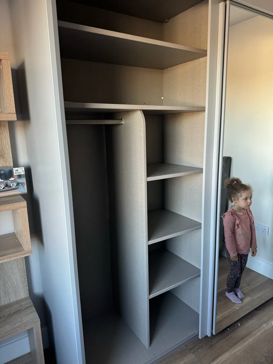 Sliding wardrobe- only 1 year old - Image 3