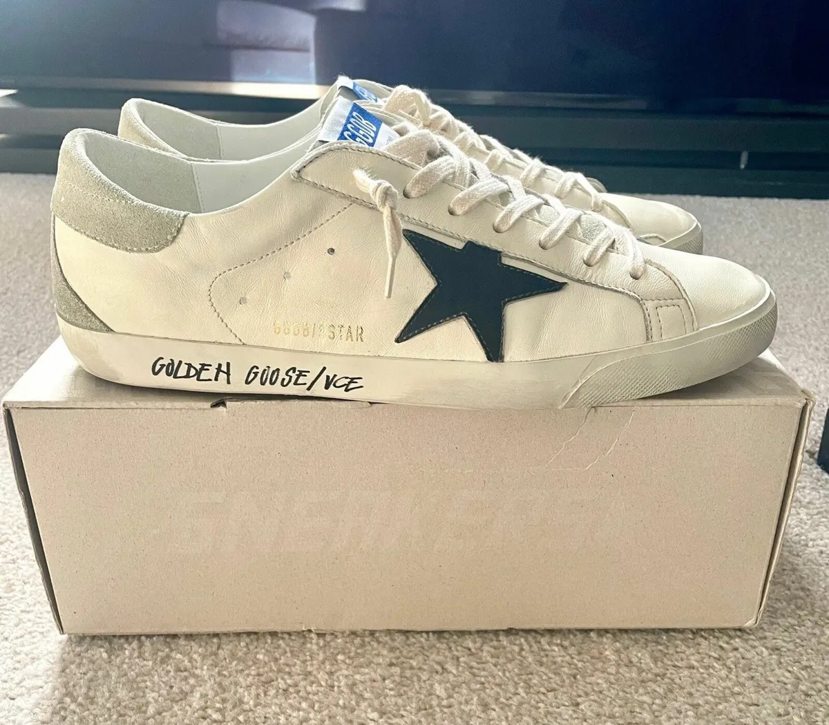 Golden Goose Super Star Mens - Size UK 10.5/ EU45 - Image 1