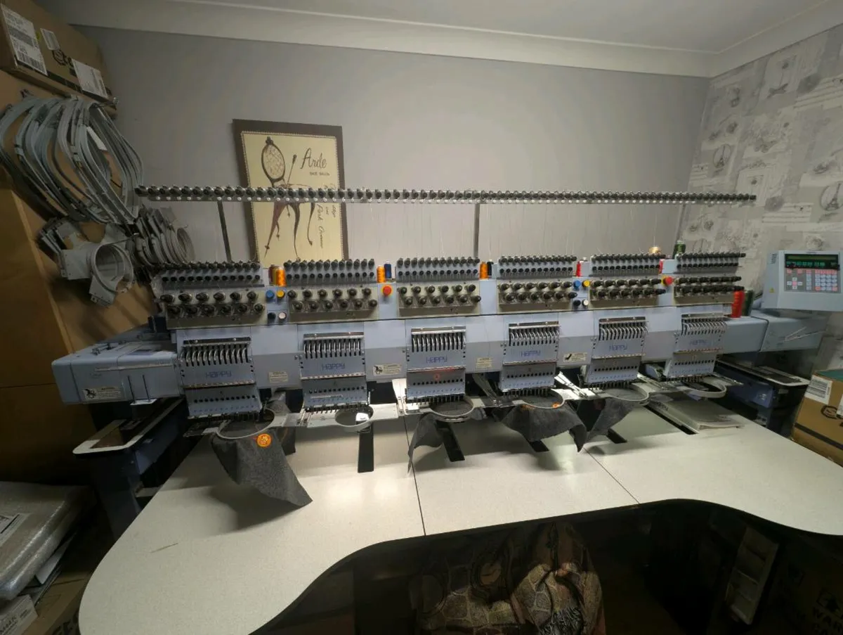 6 Head Embroidery Machine - Image 1
