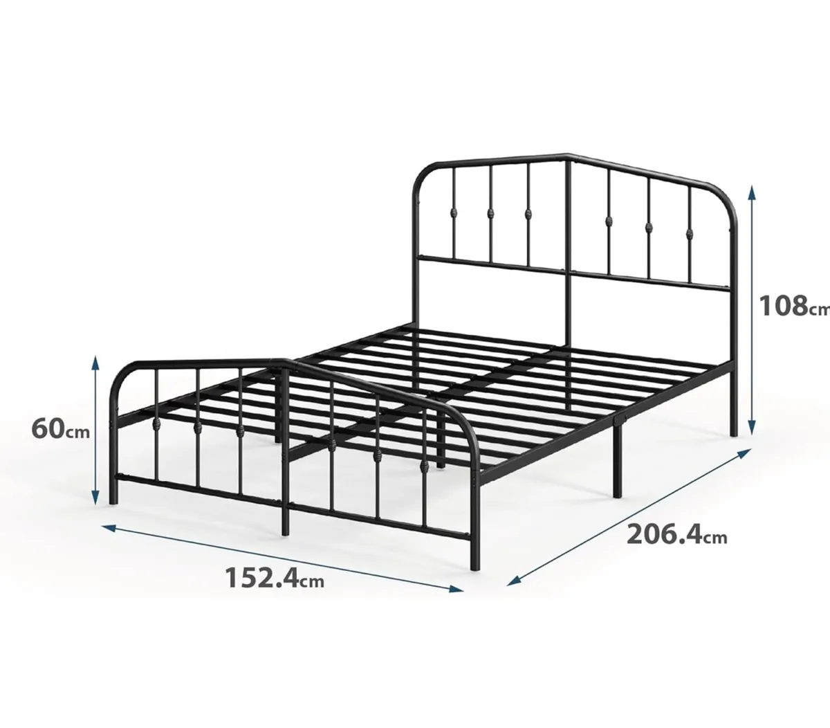 King size Bed frame - Bed 150x200 cm - Image 4
