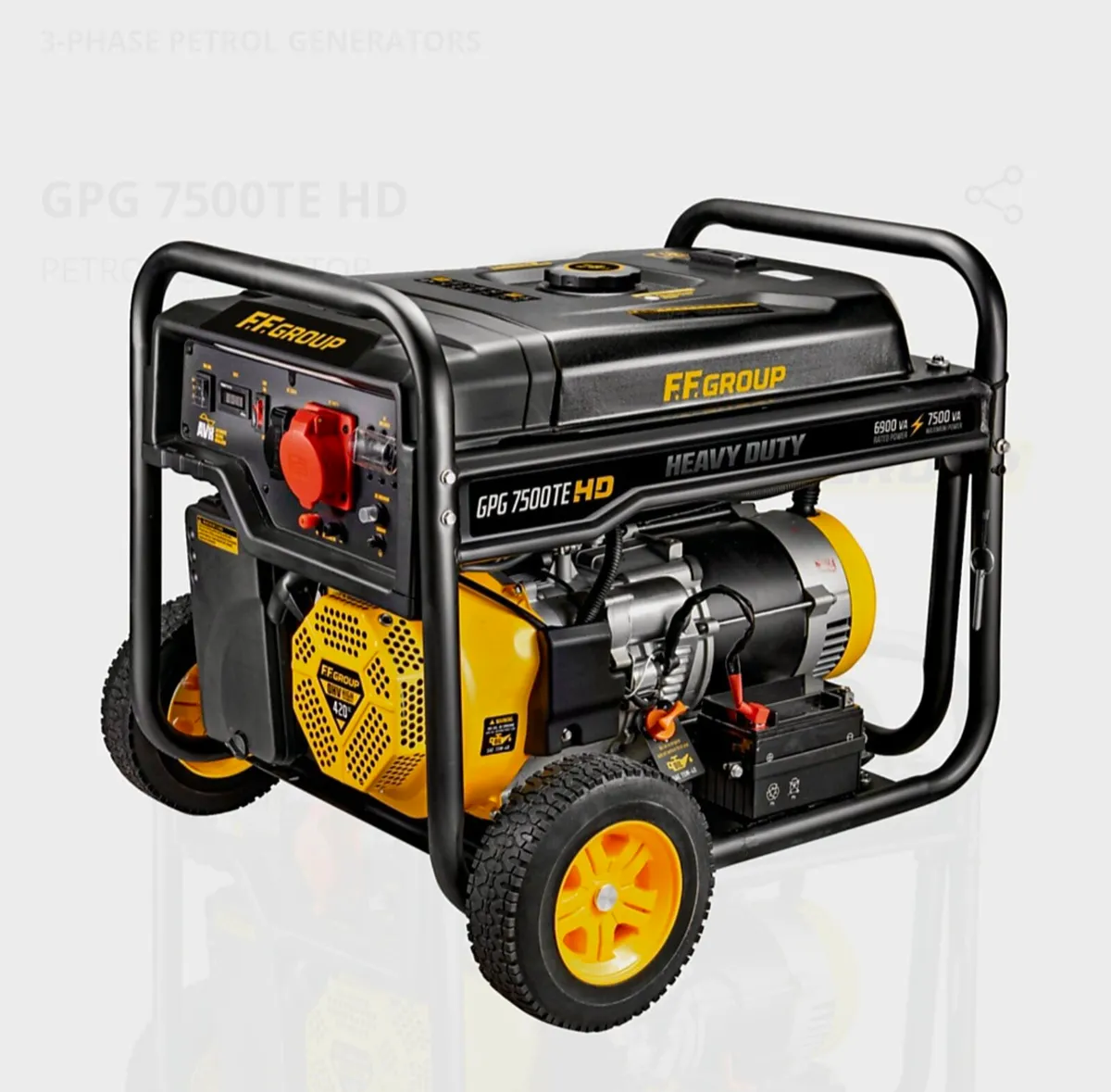 Brand New 3 phase 7.5 kva petrol generator - Image 2