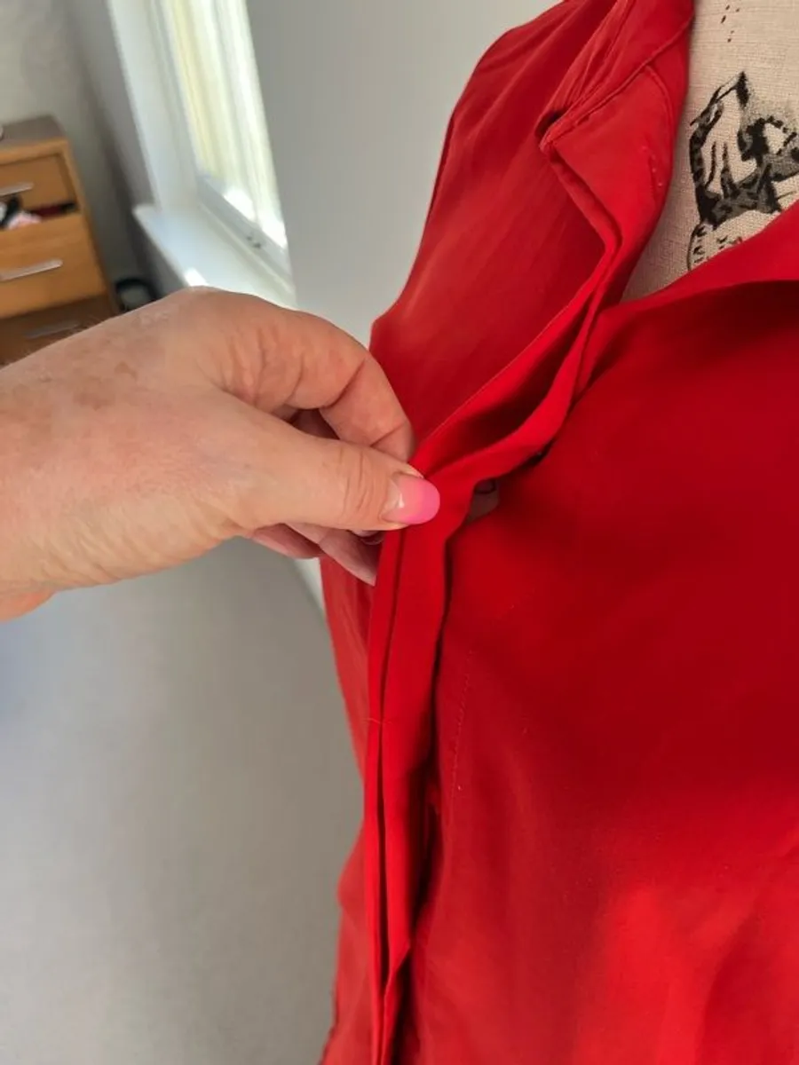 H&M Red Blouse - Image 3