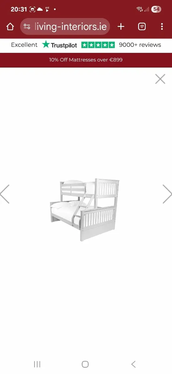 EZ living wendy bunk bed frame Bunk Bed - Image 1