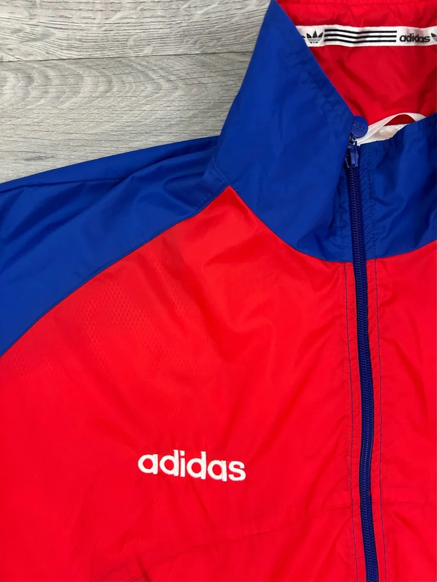 Vintage 90s Adidas Bayern Munich Style Jacket L/XL - Image 3