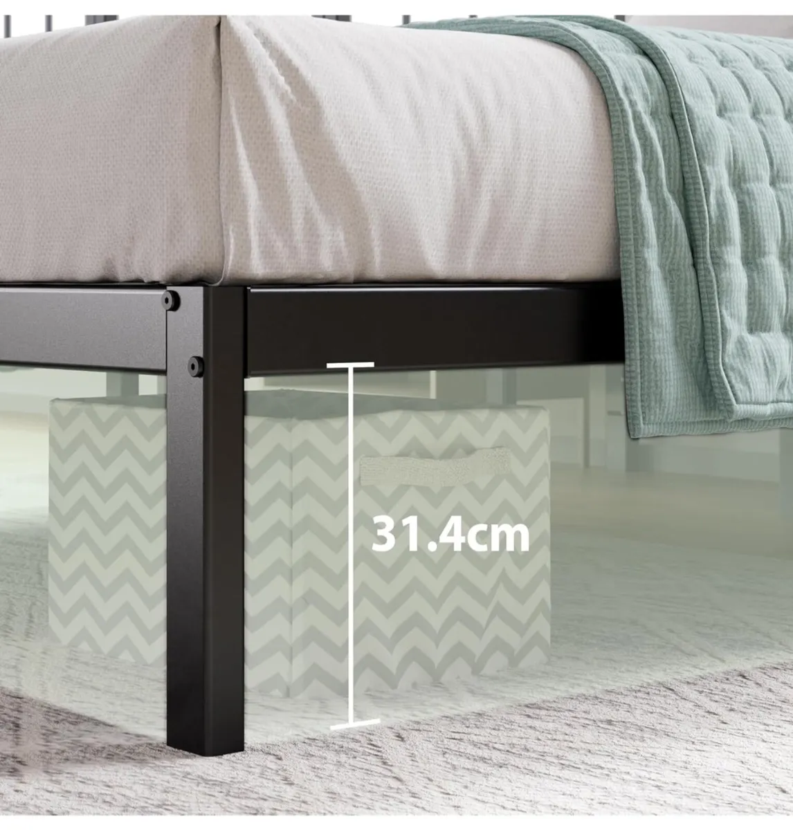 King size Bed frame - Bed 150x200 cm - Image 3