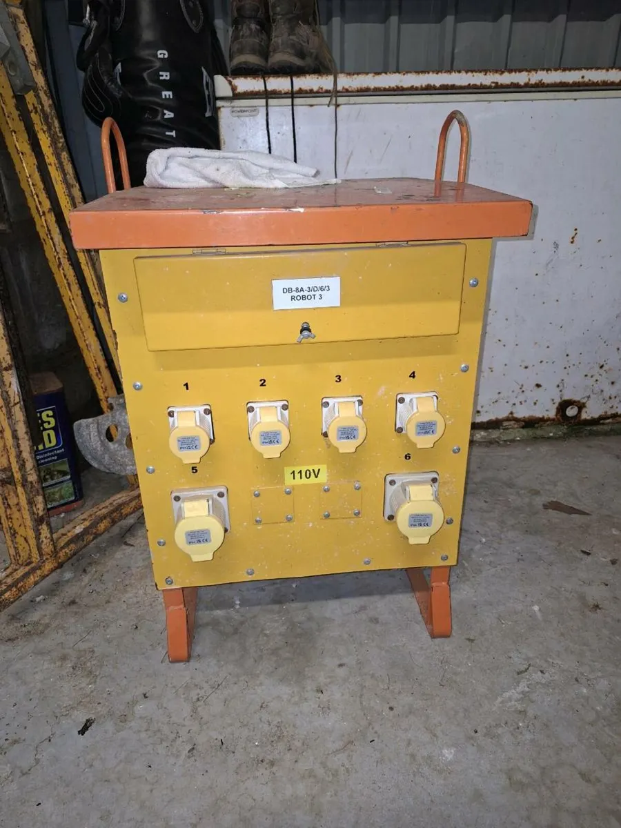 2 no. 400v/110v transformer +Distribution pane - Image 2