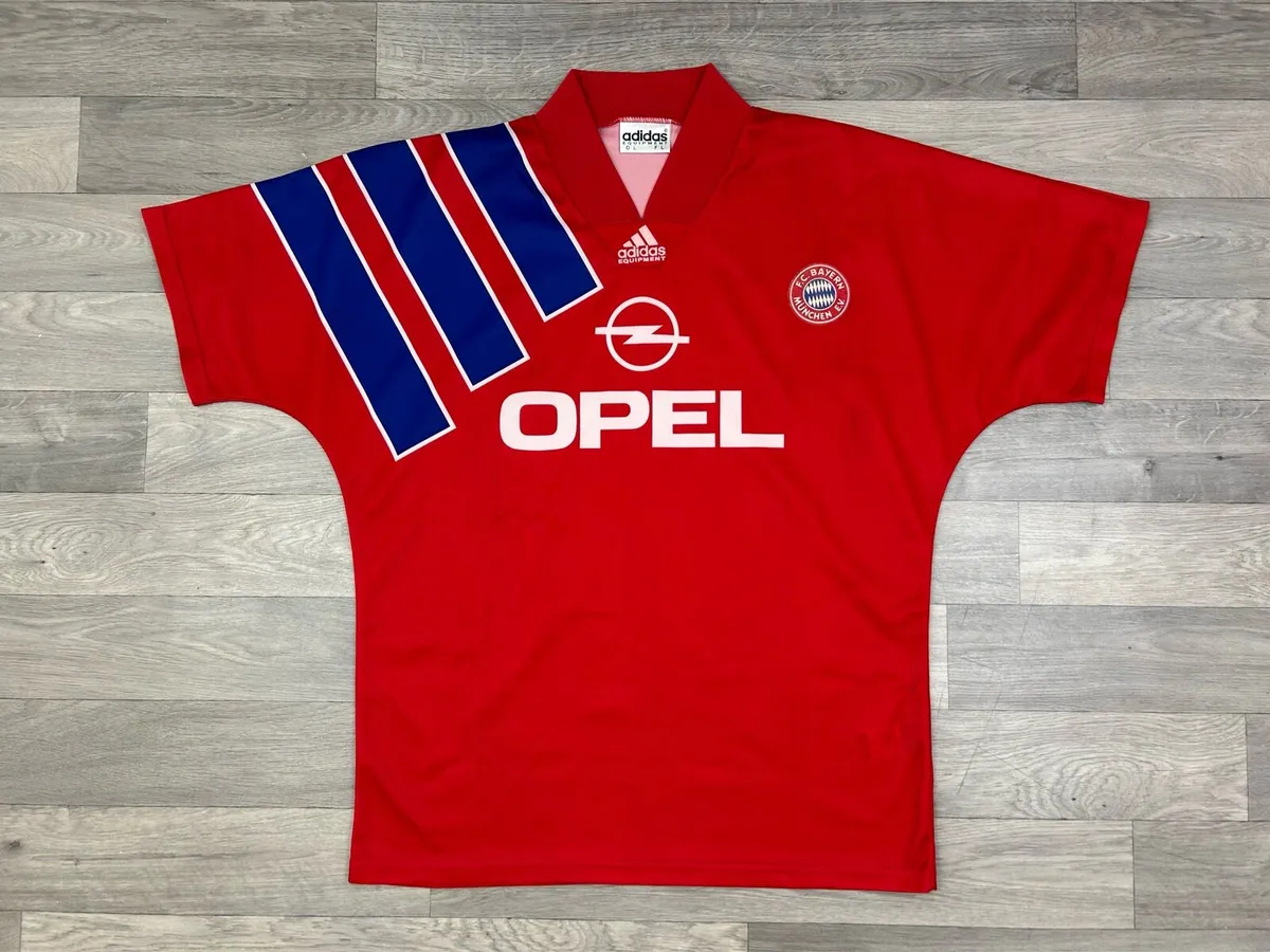 Genuine Vintage 1991 Adidas Bayern Munich Jersey L - Image 1