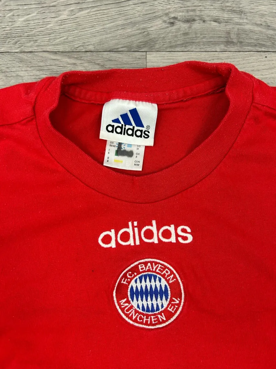 Vintage 90s Adidas Bayern Munich Training Jersey - Image 3