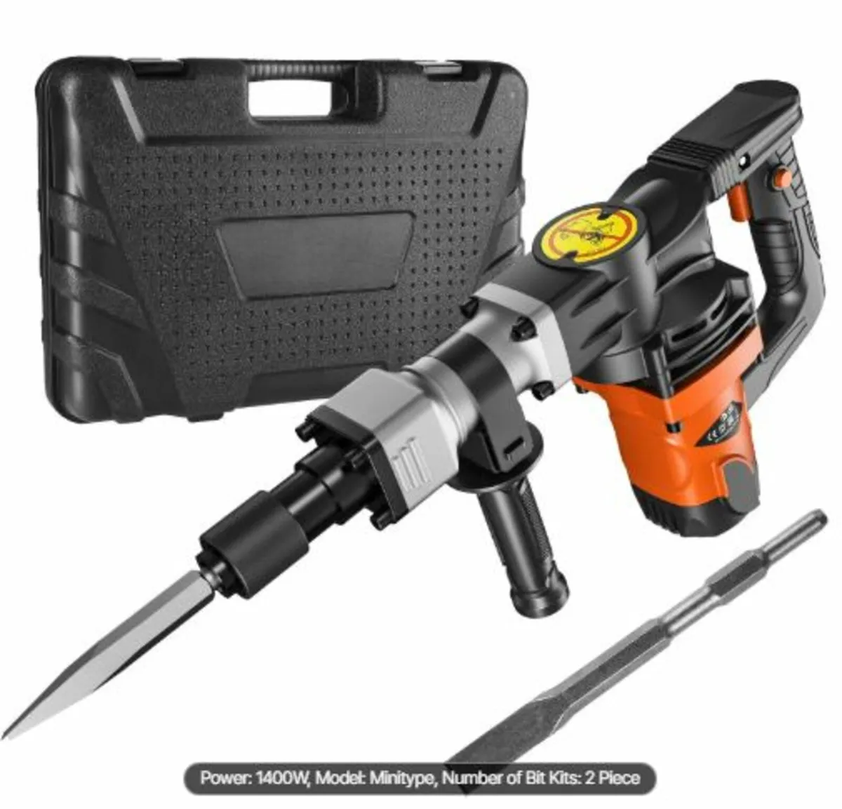 Demolition Jack Hammer Concrete Breaker 1600W - Image 1