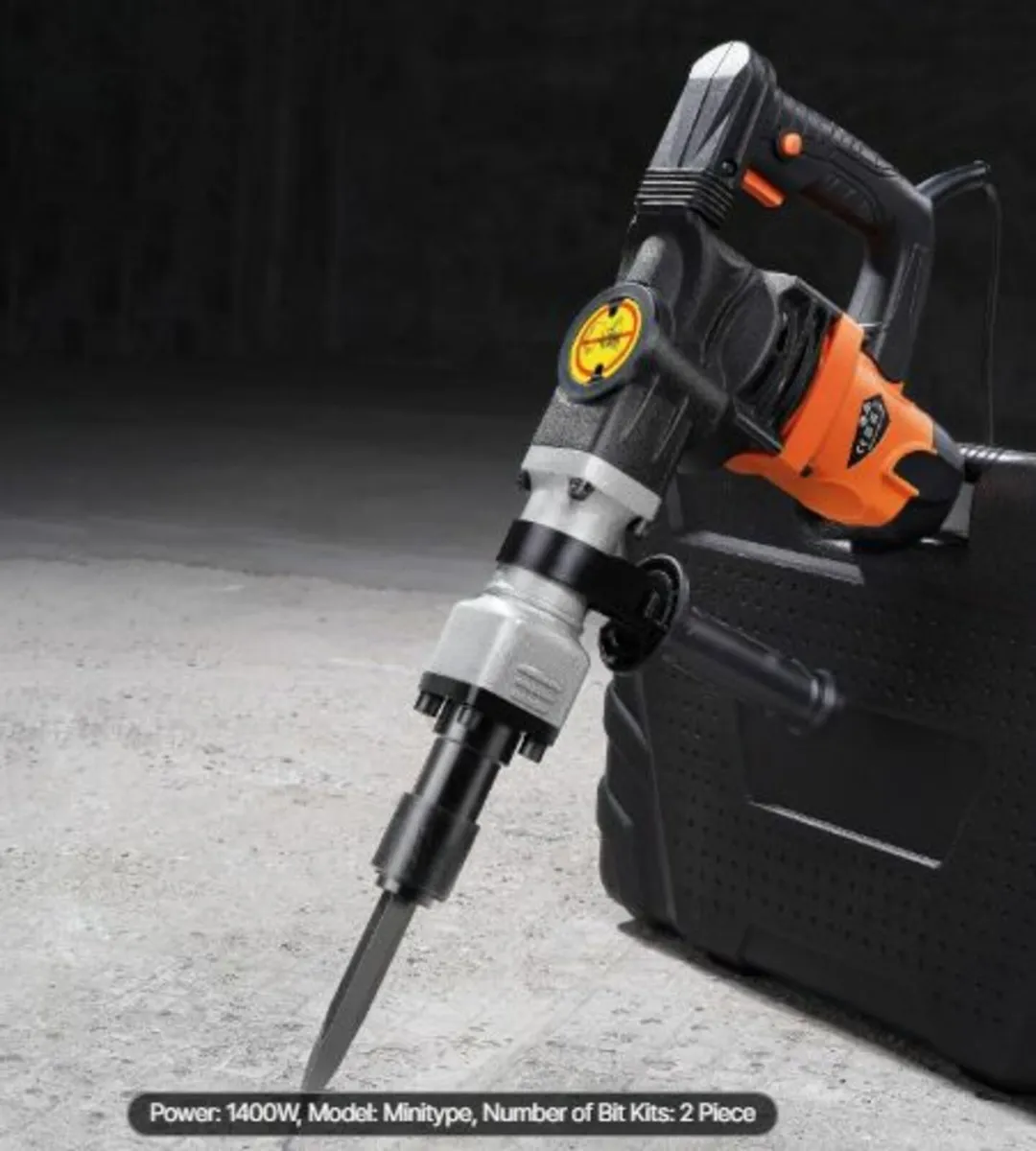 Demolition Jack Hammer Concrete Breaker 1600W - Image 3