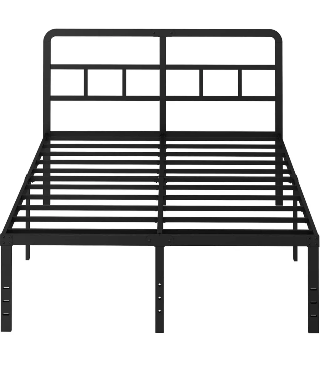 King Size Bed Frame 5ft with Curved Headboard, Hea - Image 3