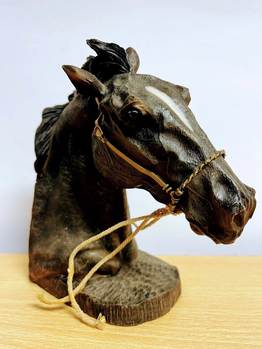 Vintage Horse Head sculpture - Image 3