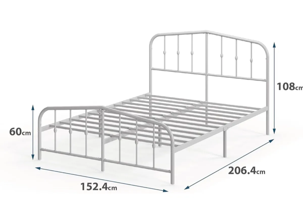 King size Bed frame - Bed 150x200 cm - Image 2