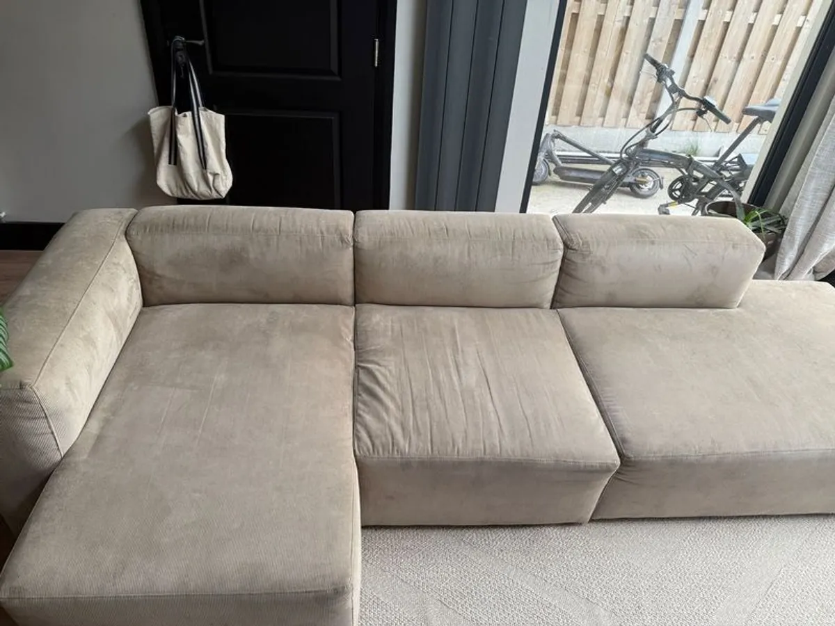 Sofa with Poof - Image 4