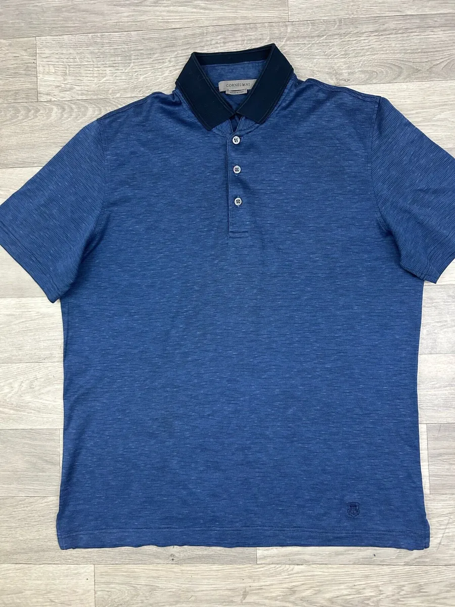 Corneliani Polo Shirt Mens Medium RRP 325 Euro - Image 2