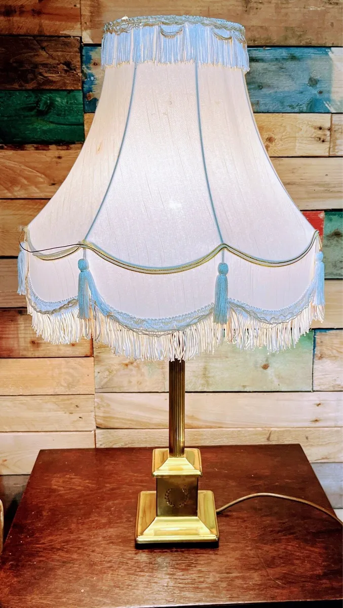 Vintage brass lamp - Image 3