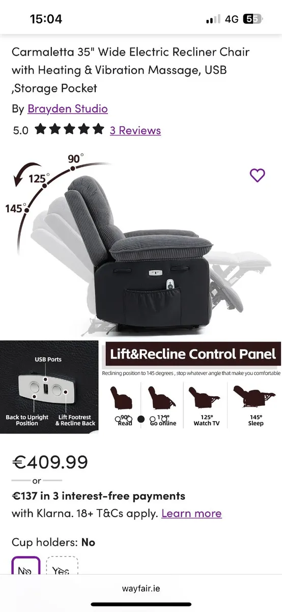 Reclinabile chair - Image 1