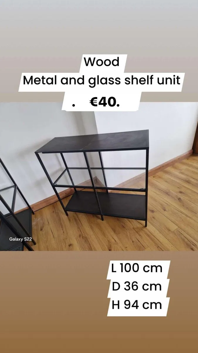 2 shelf units - Image 1