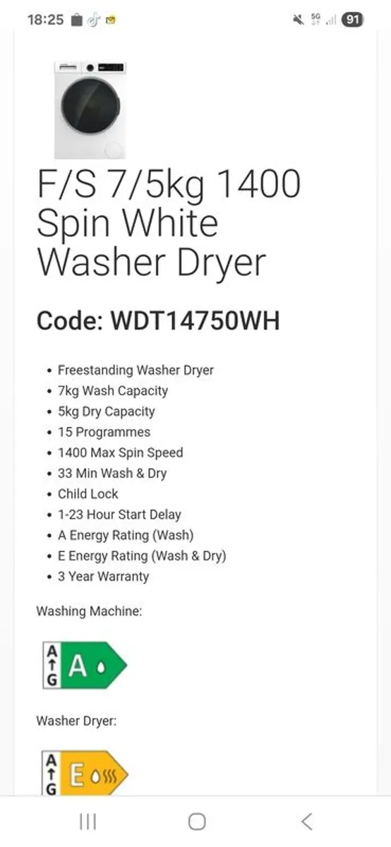 washer-dryer. - Image 1