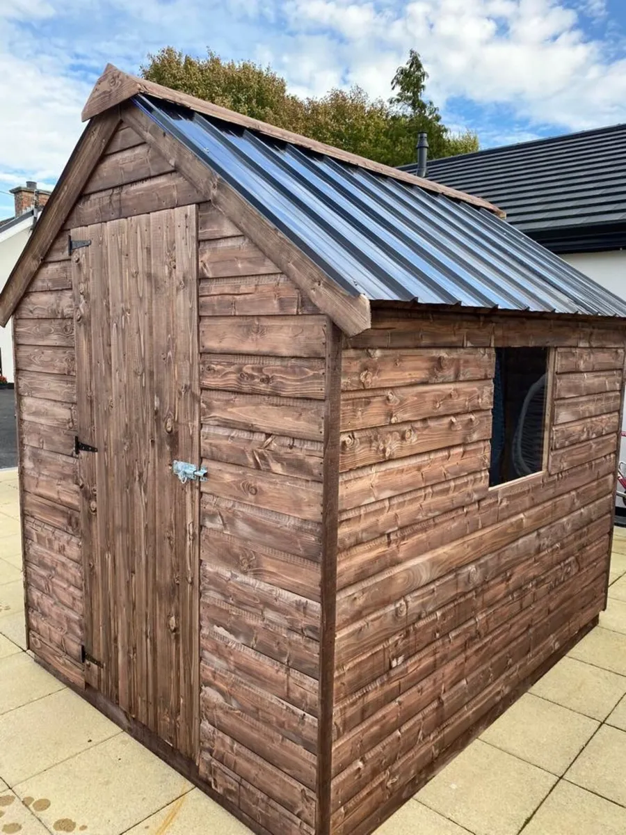 8ft x 6ft Tongue & Groove Garden Shed - Image 1