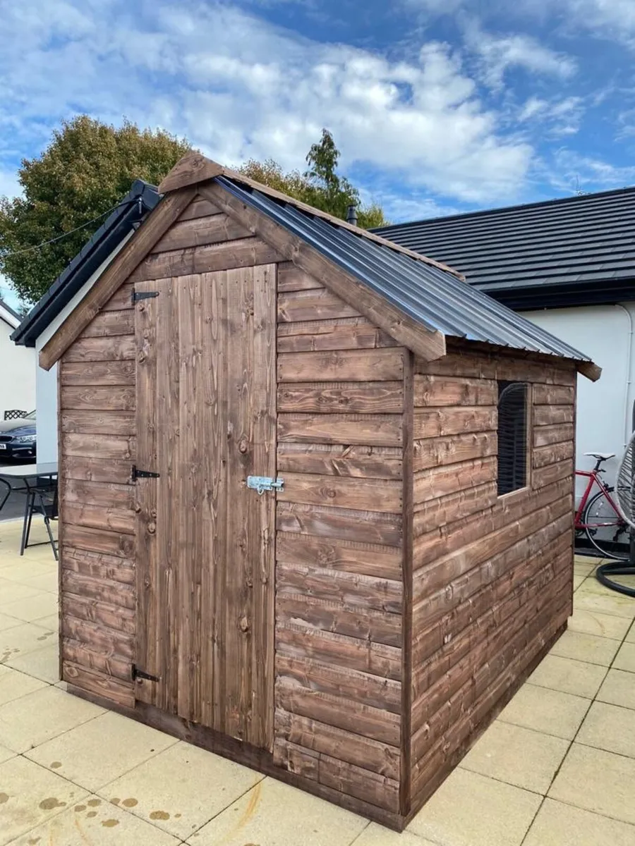 8ft x 6ft Tongue & Groove Garden Shed - Image 4