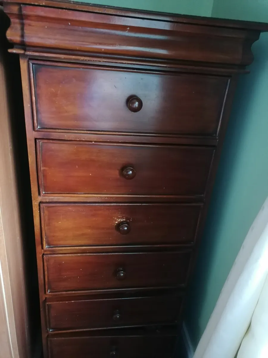 Antique Bedroom Chest of Drawers - Image 1