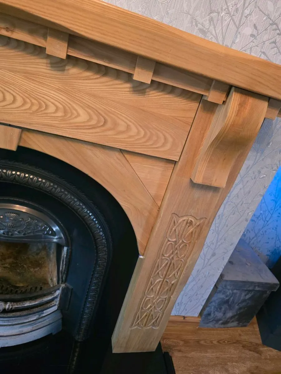 Wooden fireplace - Image 3