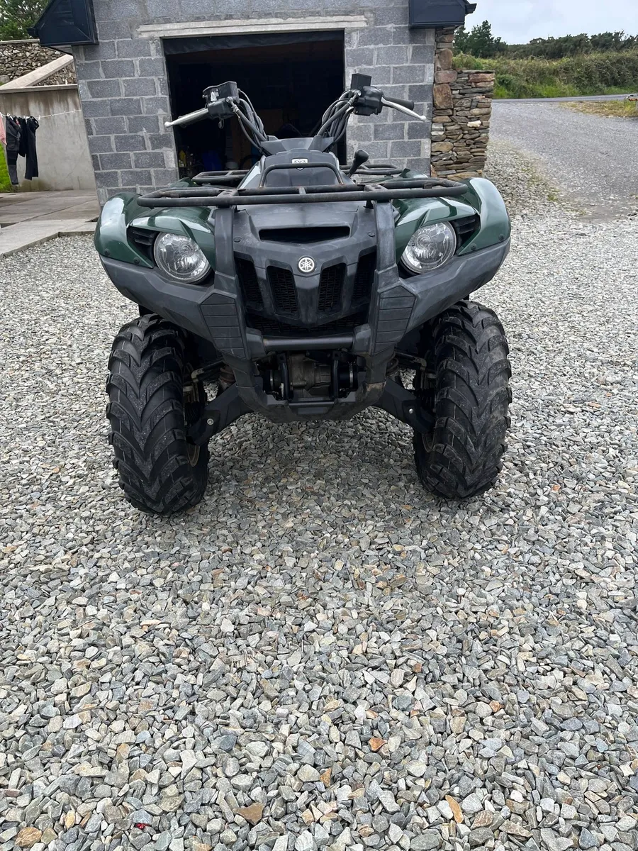 Yamaha Grizzly 550 and 6x4 tipping trailer - Image 3