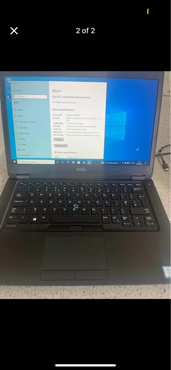 Dell laptop 5480 high spec - Image 1