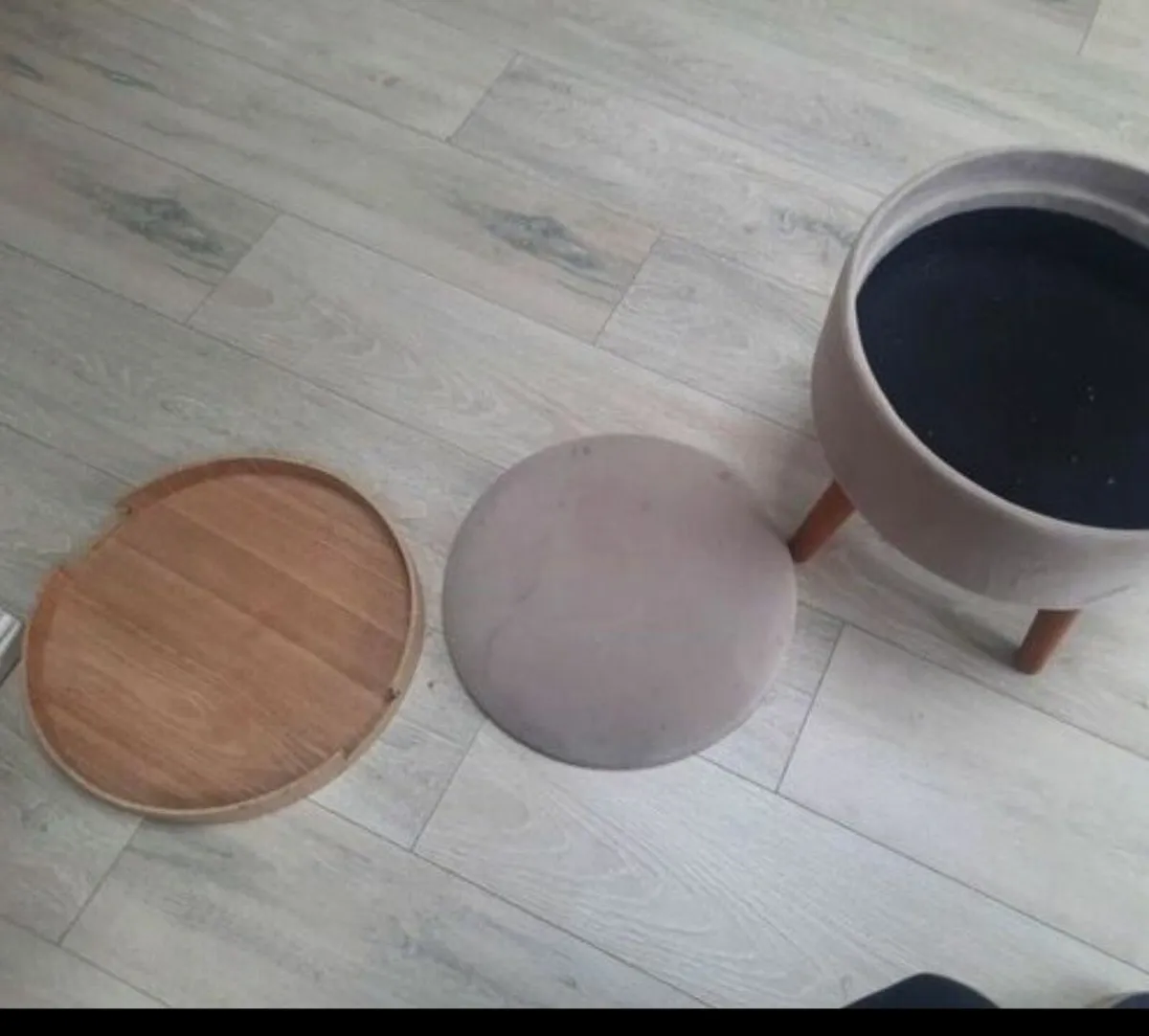 Foot Stool with tray and storage area - Image 4