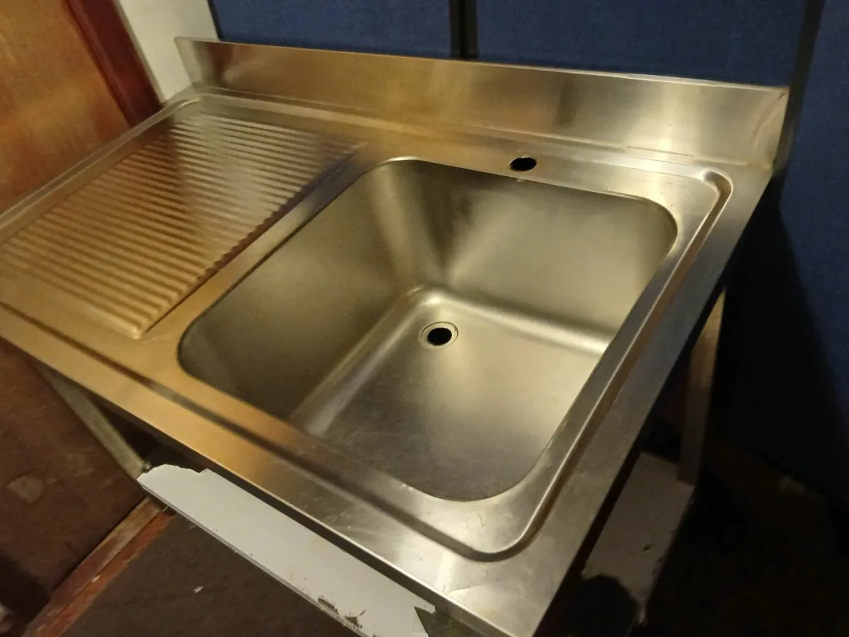 Staneless steel cabbinet sink unit complete... - Image 1