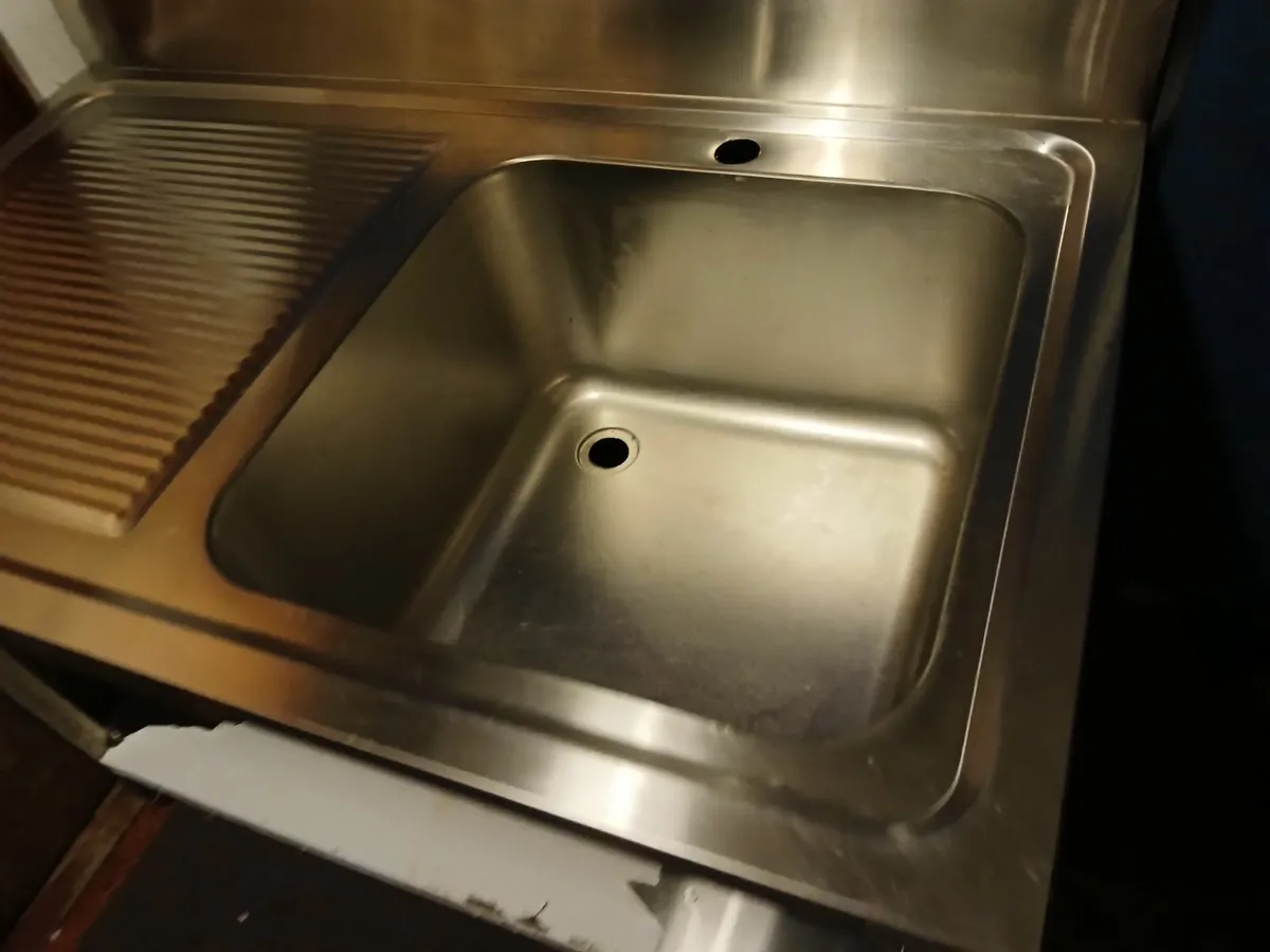 Staneless steel cabbinet sink unit complete... - Image 4
