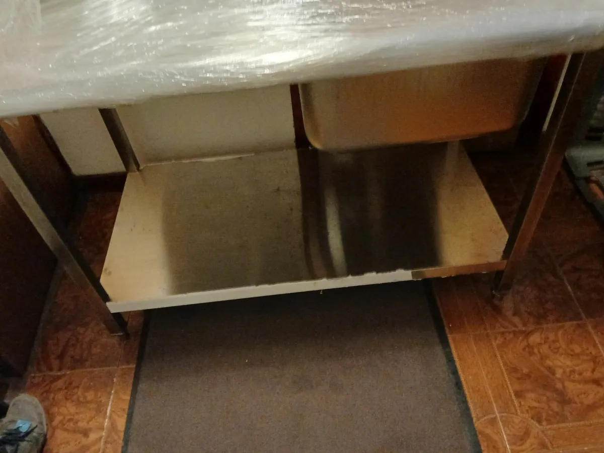 Staneless steel cabbinet sink unit complete - Image 1
