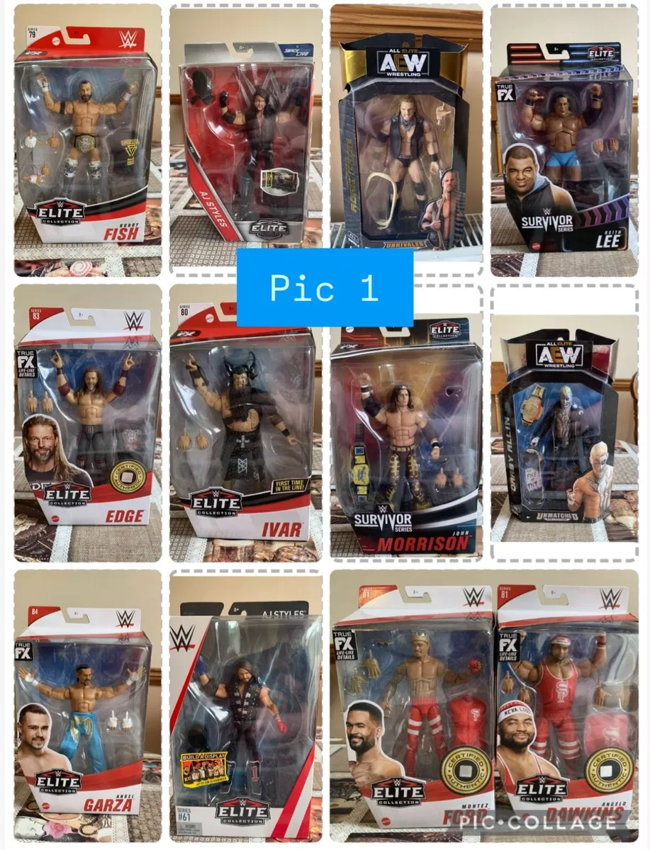 Wwe Aew wrestling wrestlers boxed action figures - Image 1