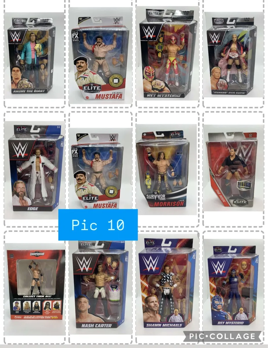 Wwe Aew wrestling wrestlers boxed action figures - Image 1