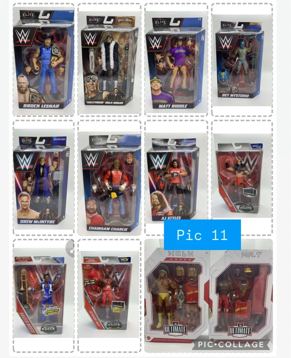Wwe Aew wrestling wrestlers boxed action figures - Image 2