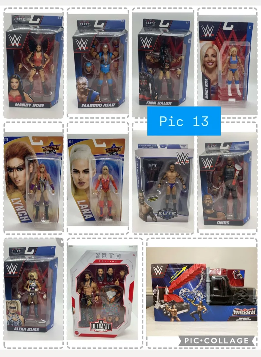 Wwe Aew wrestling wrestlers boxed action figures - Image 4