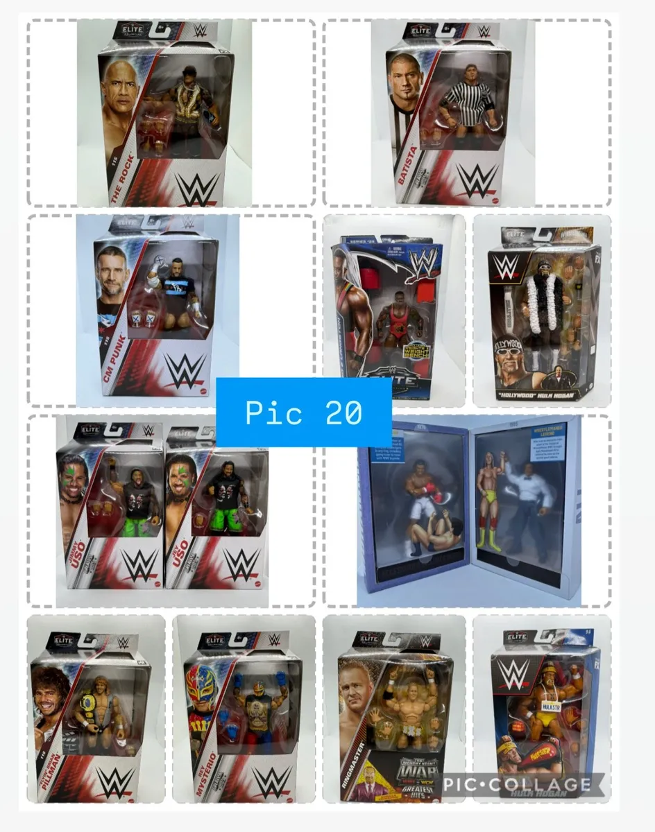 Wwe Aew wrestling wrestlers boxed action figures - Image 2