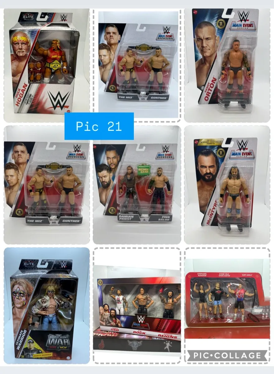 Wwe Aew wrestling wrestlers boxed action figures - Image 3