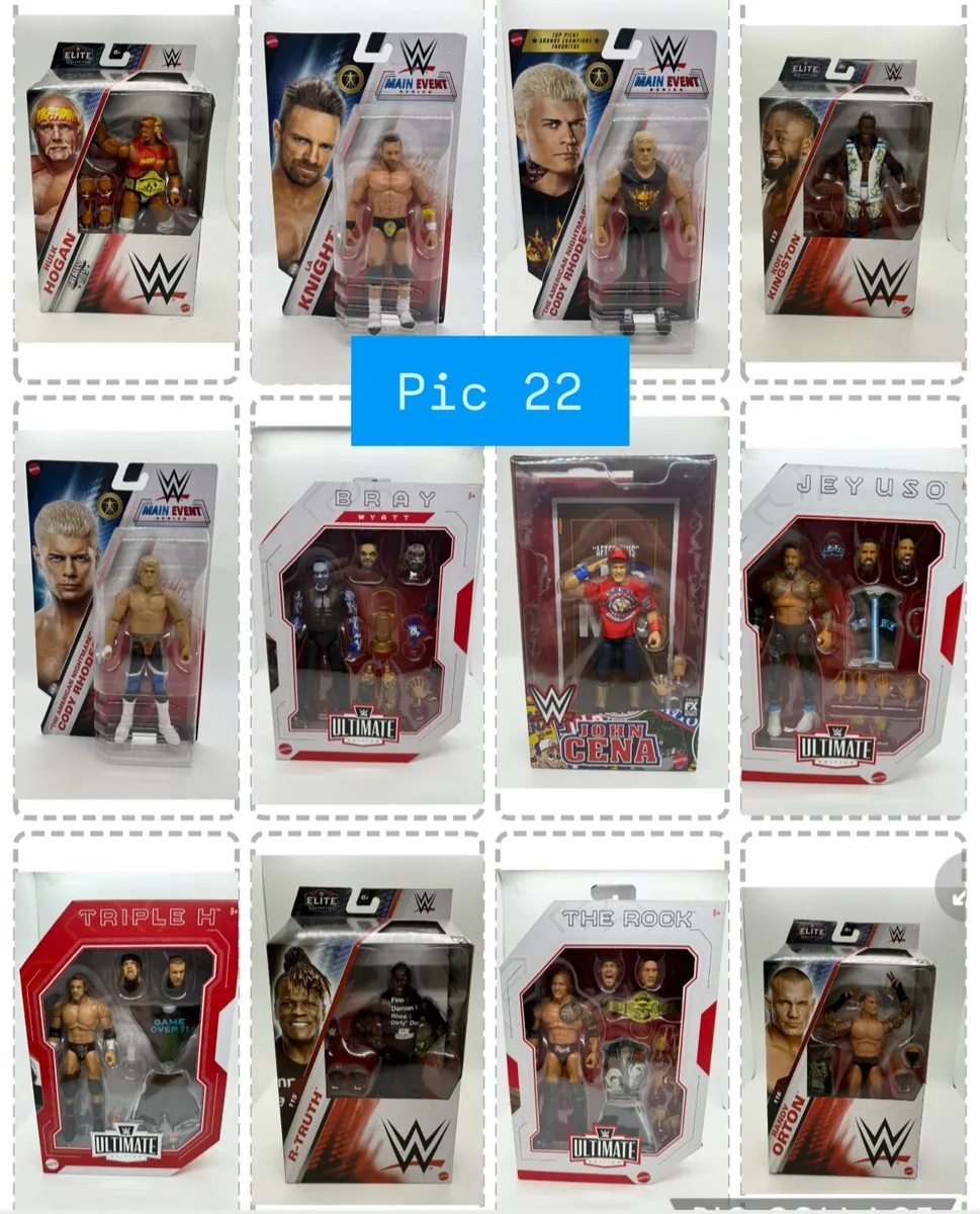 Wwe Aew wrestling wrestlers boxed action figures - Image 4